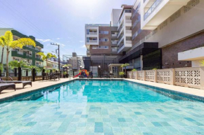 Terrazzo Club Residence 407-B - Apartamento em Bombas - Edifício com Jacuzzi - Piscina - Quadra Poliesportiva